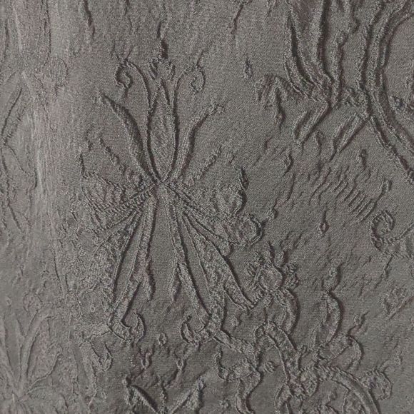 GORG TERI JON Rickie Freeman. S 14 Black Brocade Floor Length Skirt- HOLIDAY - Picture 3 of 8